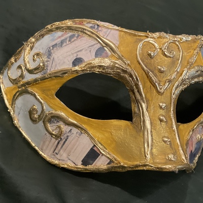 Venetian mask- handmade-carnival-masquerade
