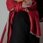 Pure Cashmere scarf. Small-batch woven in India.-2