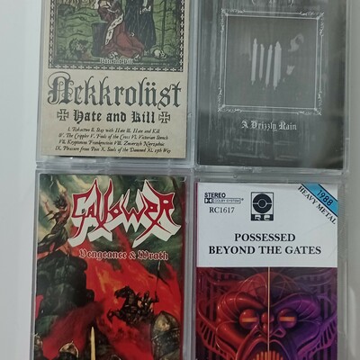 NekkrolÜst , dark fog eruption, gallower, possessed tapes 