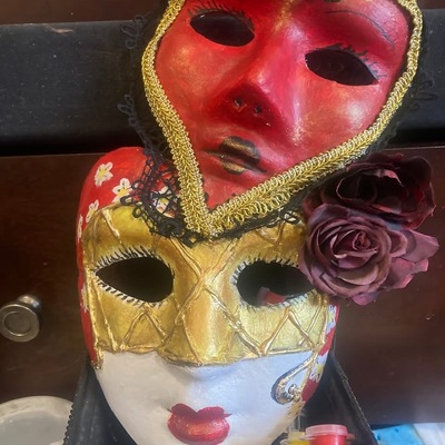 Venetian mask-carnival-masquerade, handmade