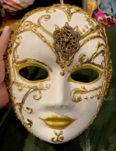 Venetian Mask-Carnival-Masquerade, Handmade
