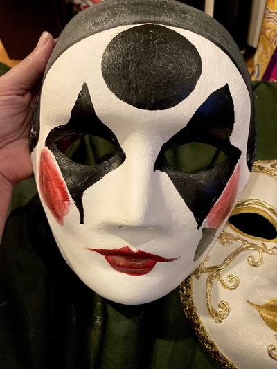 Venetian Mask-Carnival-Masquerade, Handmade