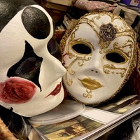 Venetian Mask-Carnival-Masquerade, Handmade - Thumbnail 2
