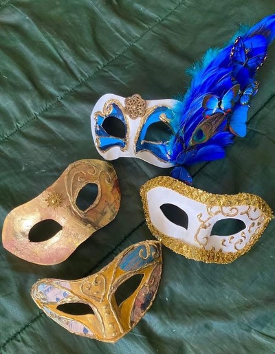 Venetian Mask CUSTOM mask- Carnival-Masquerade-Handmade