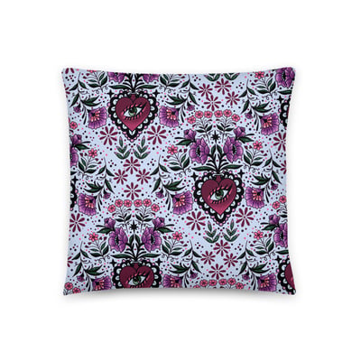 Ornamental heart basic pillow