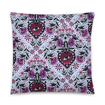 Ornamental heart basic pillow