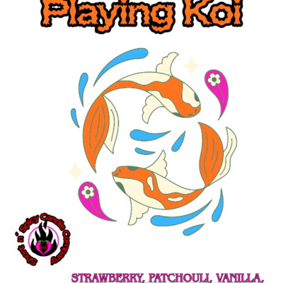 Playing koi rts wax melt (sns candle)