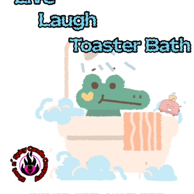 Live laugh toaster bath rts wax melt (sns candle)