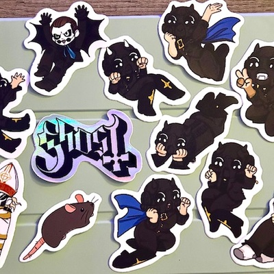The band ghost sticker pack! 