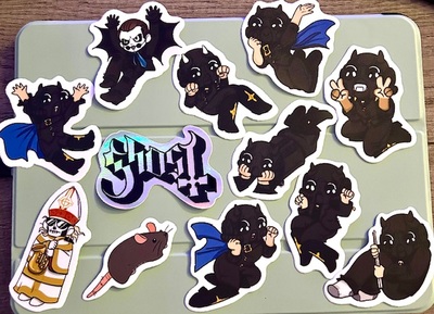 the band Ghost sticker pack! 