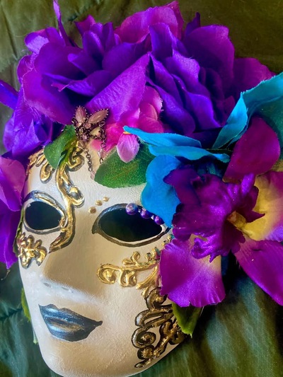 Venetian Mask-Carnival-Masquerade, Handmade
