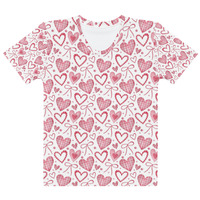 Little Love Womens cotton crew neck t-shirt - Thumbnail 1