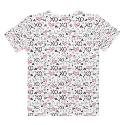 Kiss & hugie womens cotton crew neck t-shirt