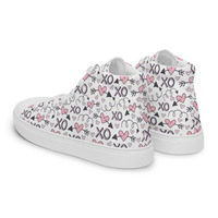 Kiss & Hugie Womens high top canvas shoes - Thumbnail 1