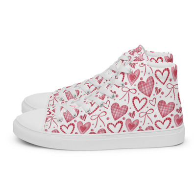Womens high top canvas shoes