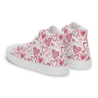 Womens high top canvas shoes - Thumbnail 1