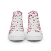 Womens high top canvas shoes - Thumbnail 3