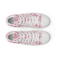 Womens high top canvas shoes - Thumbnail 4
