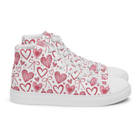 Womens high top canvas shoes - Thumbnail 5