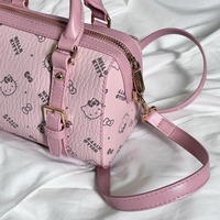 Pink Kitty Tote Bag Crossbody Bag - Thumbnail 3