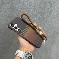 Carbon Fiber Texture Case For Samsung S25 24 SG807 - Thumbnail 3