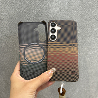 Carbon Fiber Texture Case For Samsung S25 24 SG807 - Thumbnail 5