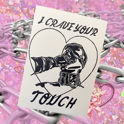 I crave your touch valentines card