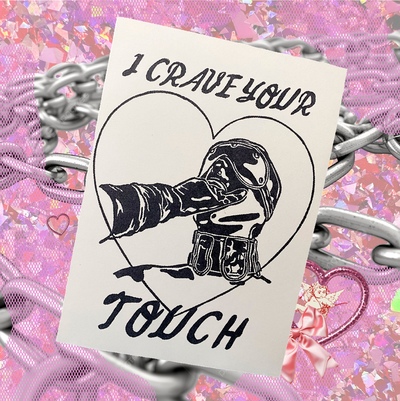 I Crave Your Touch Valentines Card
