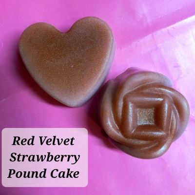 Red velvet strawberry pound cake rts wax melt