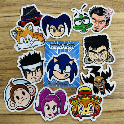 Sega dot sticker set