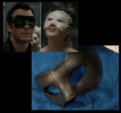 Masquerade Mask-Bridgerton Ball- Benedict, Handmade