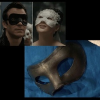 Sophie & Benedict Masquerade Masks, Venetian masks, Bridgerton Handmade - Thumbnail 1
