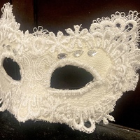 Masquerade Mask-Bridgerton Ball- Francesca, Handmade - Thumbnail 1