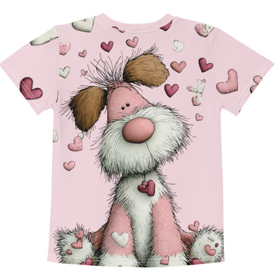 Kelly pup kids cotton crew neck t-shirt
