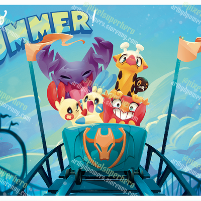 Poke post card