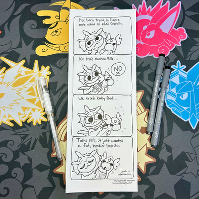 Original vap comic strip - fat honkin' burrito