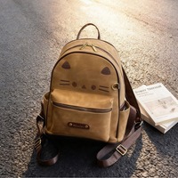 Retro Brown Cat Backpack - Thumbnail 8