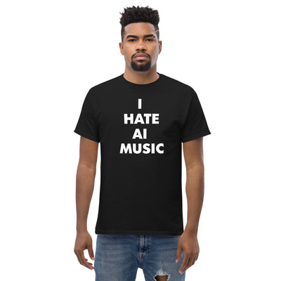 Ai music hater edition unisex classic tee