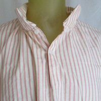 1800s Style Cotton Ticking Shirt - Thumbnail 2