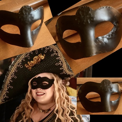 Masquerade mask-bridgerton ball- penelope-lady whistledown- handmade