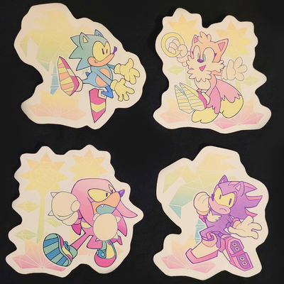 Fast friends stickers