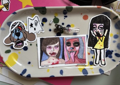 haunted sticker mix