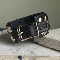 Big n lil Dome Studs Wristband - Thumbnail 1