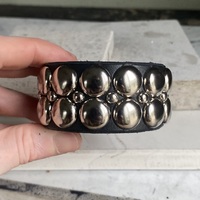 Big n lil Dome Studs Wristband - Thumbnail 2
