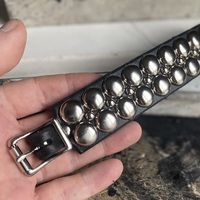 Big n lil Dome Studs Wristband - Thumbnail 3