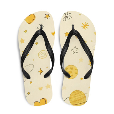 Luna frabic flip-flops
