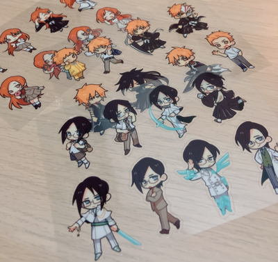 Bleach Sticker Sheets