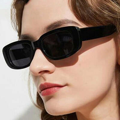 New fashion summer vintage small square frame sunglasses for women retro punk rectangle sun glasses eyewear shades