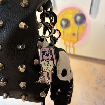 Mad dog keychain