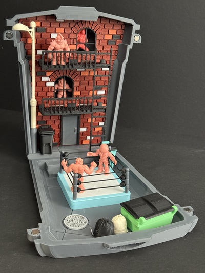 M.U.S.C.L.E. MAX Trashcan Alley Playset